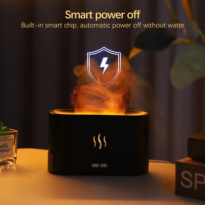 Flame Fire Humidifier Aromatherapy Diffuser by Anti Spier