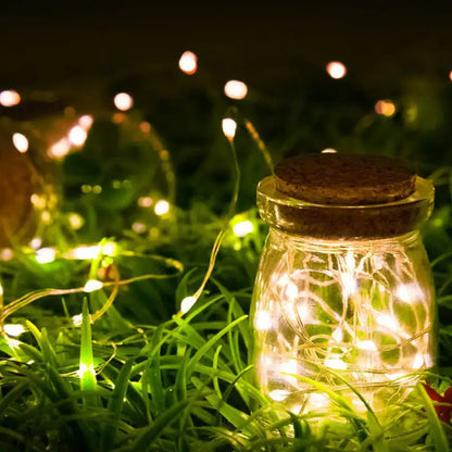 Mini Fiery 100 Lights Shine Like Firebugs With Solar Power 2/ Pak by Anti Spier