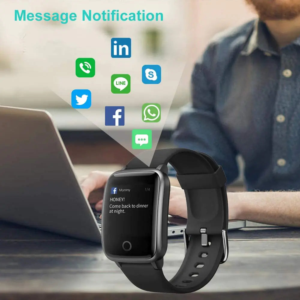 Waterproof Smartwatch for Men and Women by Anti Spier