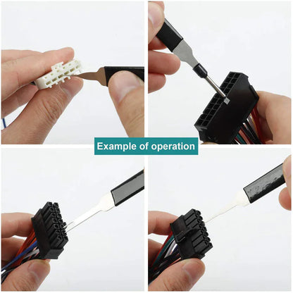 18Pcs Heavy Duty Thick Car Terminal Removal Kit Wire Connector Pin Release Tool by Anti Spier
