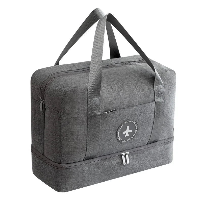 Waterproof Gym and Beach Bag with Wet/Dry Compartments by Anti Spier