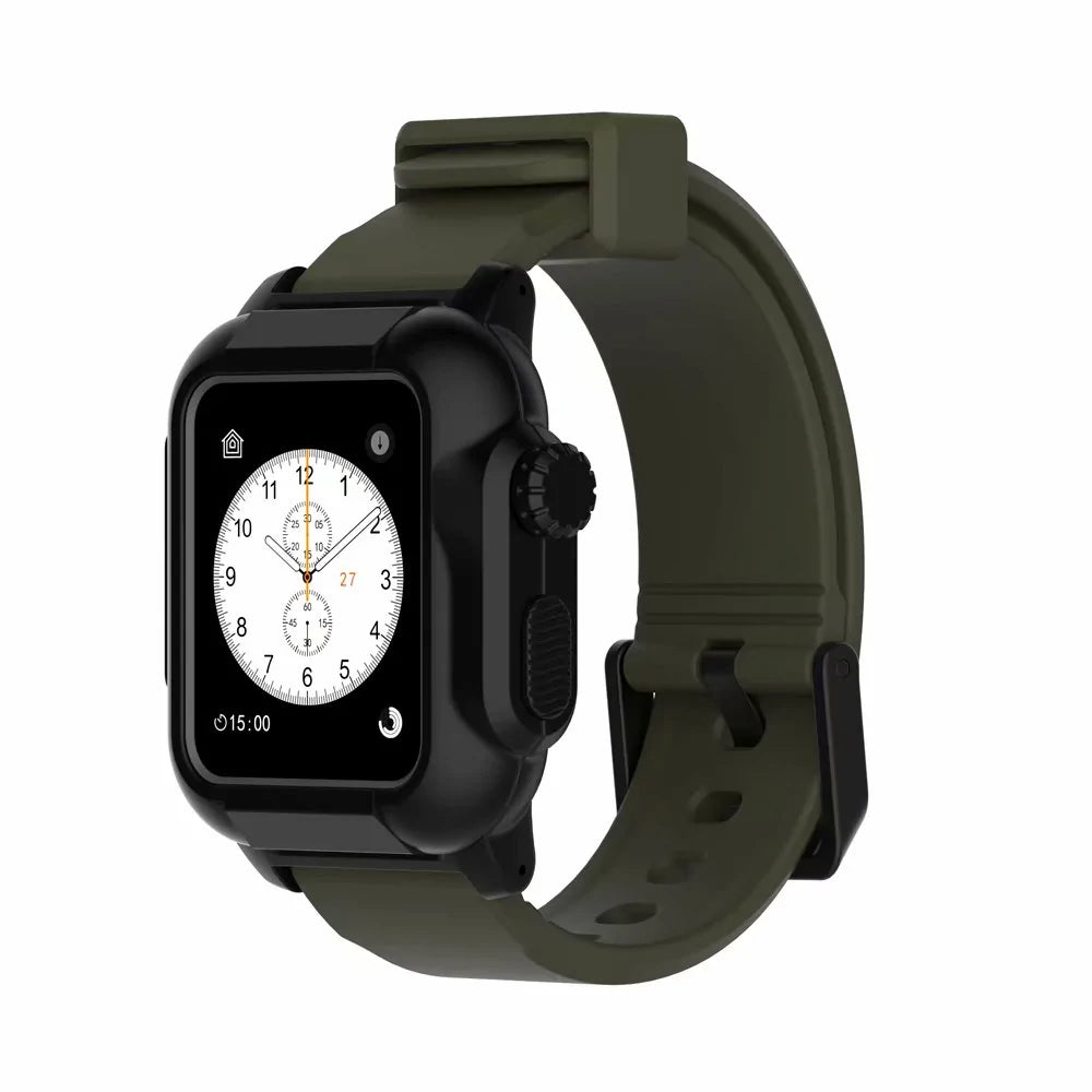Waterproof Box Case Strap For Apple Watch by Anti Spier