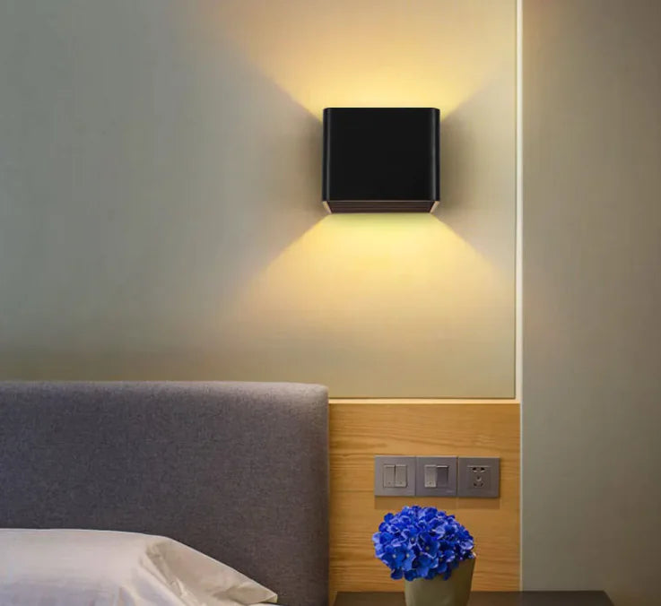 Rechargeable Bedroom Bedside Wall Lamp by Anti Spier
