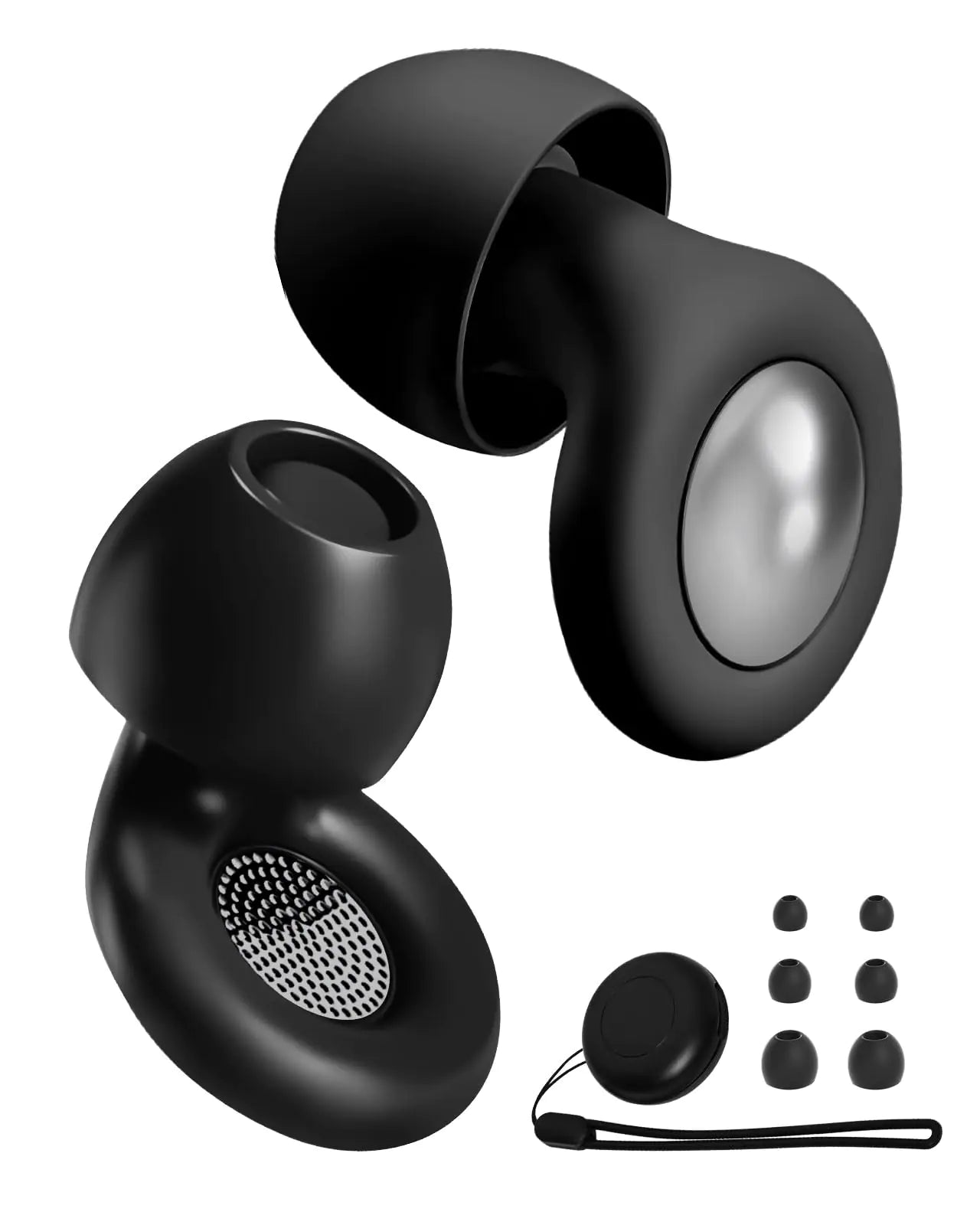 Spriman Noise-Canceling Concert Earplugs – 30dB Noise Reduction Reusable Silicone Earplugs for Hearing Protection | Comfortable Fit with 8 Ear Tips & Premium Carrying Case by Anti Spier