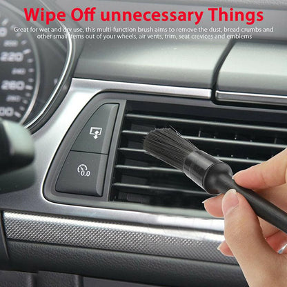 5PC Car Detailing Brush Kit Boar Hair Vehicle Auto Interior For Wheel Clean Sets by Anti Spier