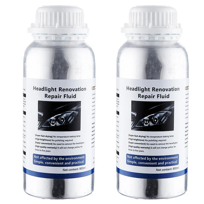 800ML Car Headlight Polishing Liquid Polymer Car Headlamp Renovation Restoration Cleaning Agent Auto Repair Products by Anti Spier