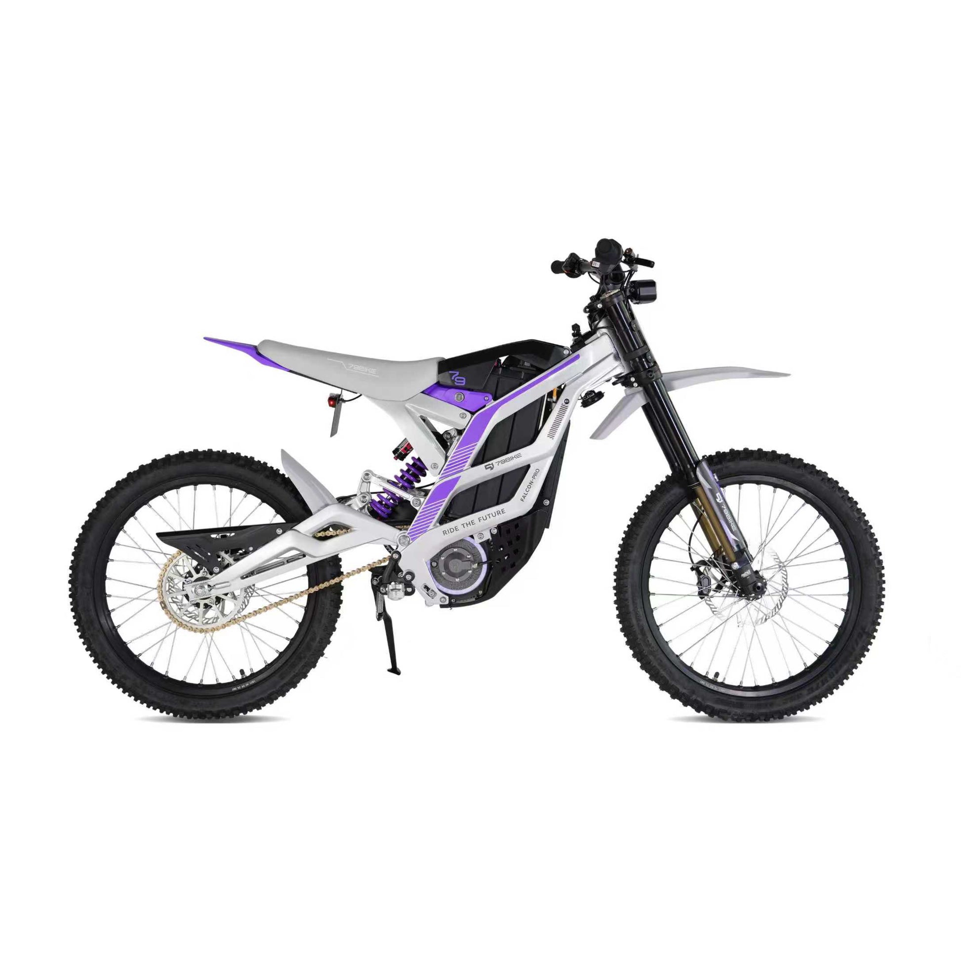 Falcon Pro 79bike Falcon Pro Electric Dirt Bike Off-Road 85km/h High Speed 10000W Brushless Lithium EEC 72V Aluminum All