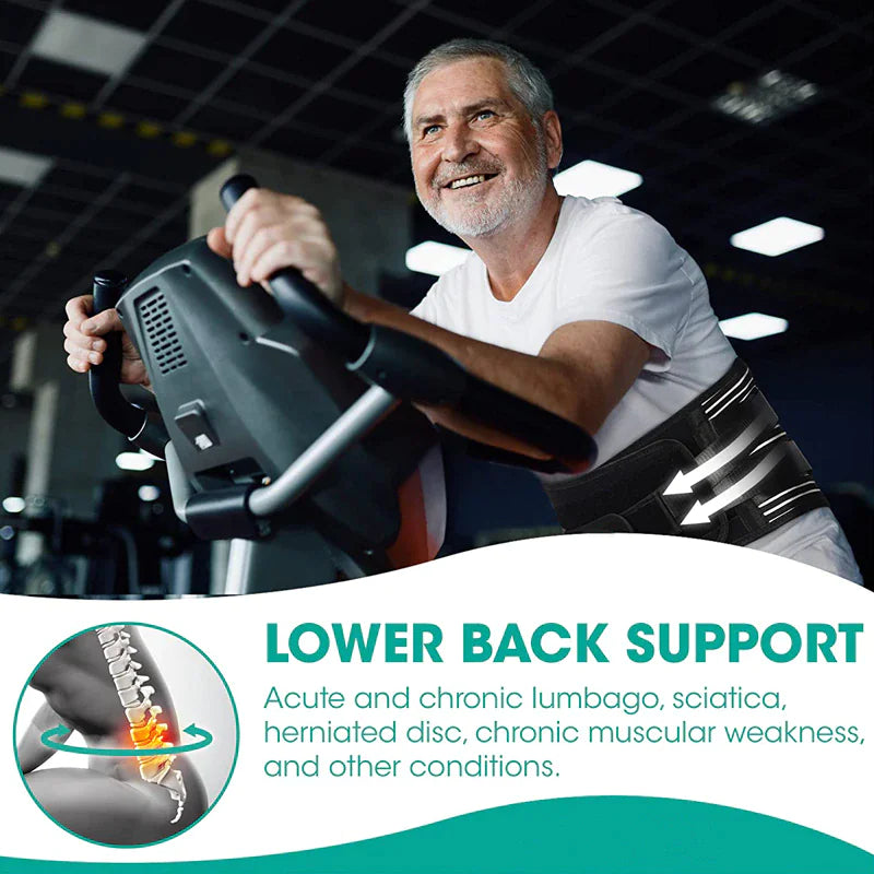 Adjustable Lower Back Brace Lumbar Support Waist Belt For Men Women Pain Relief by Anti Spier