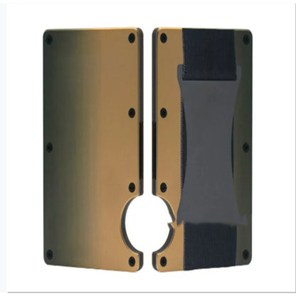 New Metal Card Bag Carbon Fiber Wallet Wallet RFID Anti-theft Swiping Blocking Technology by Anti Spier