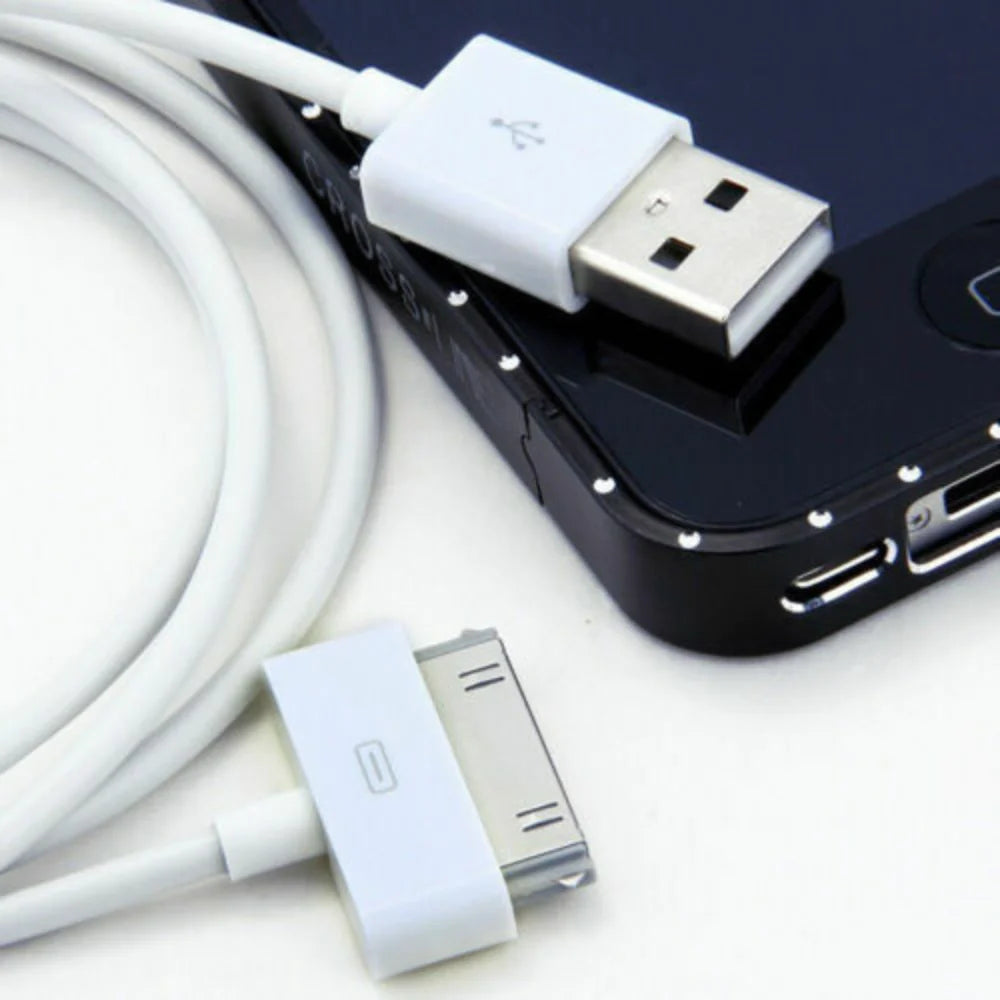 2x 6ft 30-Pin USB Charger Data Sync Cable Cord For iPhone 3G/4/4S iPad 2 iPod nano1-6 by Anti Spier