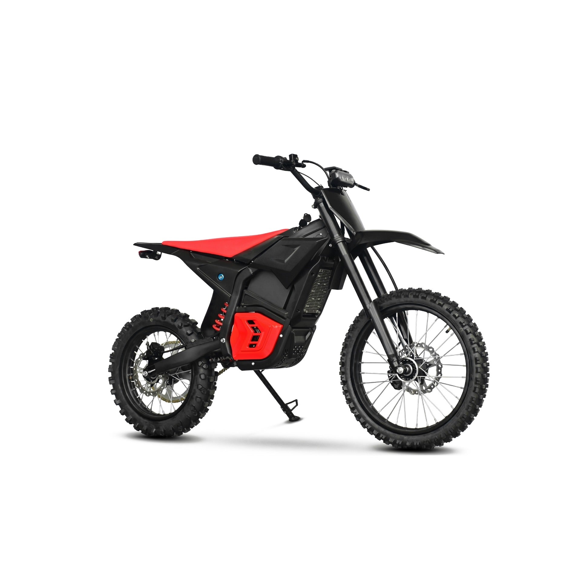 OEM 2026 New Electric Dirt Bike Black Red Mecha Style 48V 45-55km/h Max Speed Chain Drive All-Terrain Off-Road