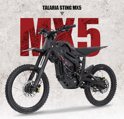 Talaria 72V 40Ah Talaria MX5 Pro Electric Dirt Bike 13.4kW 500Nm Forged Alloy Frame Dirt Ebike Pit Bike for Adult