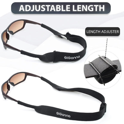 Eye Glass String Strap Holder Floating Glasses Adjustable Cord 22 inch Length by Anti Spier