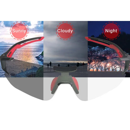 ROCKBROS Photochromic Cycling Glasses Bicycle UV400 Sports Eyewear Ultralight Riding MTB Sunglasses Men Fishing Bike Equipment by Anti Spier