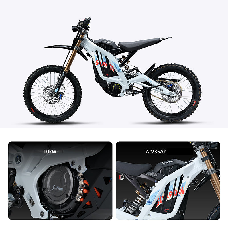 Surron 2026 Surron Light Bee X 72V 35Ah Electric Dirt Bike Adult Electric Motorcycle 10000w with Battery Options