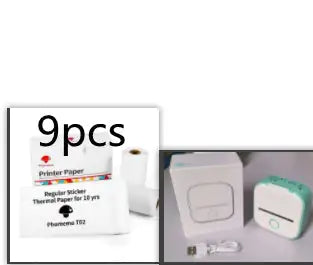 Portable Mini Thermal Label Printer Home Photo Printer Student Wrong Question Printer Bluetooth Mini Label Printer Price Tag by Anti Spier
