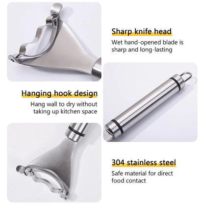 2x Corn Cob Peeler Stainless Steel Thresher Stripper Remover Kitchen Cutter Tool by Anti Spier