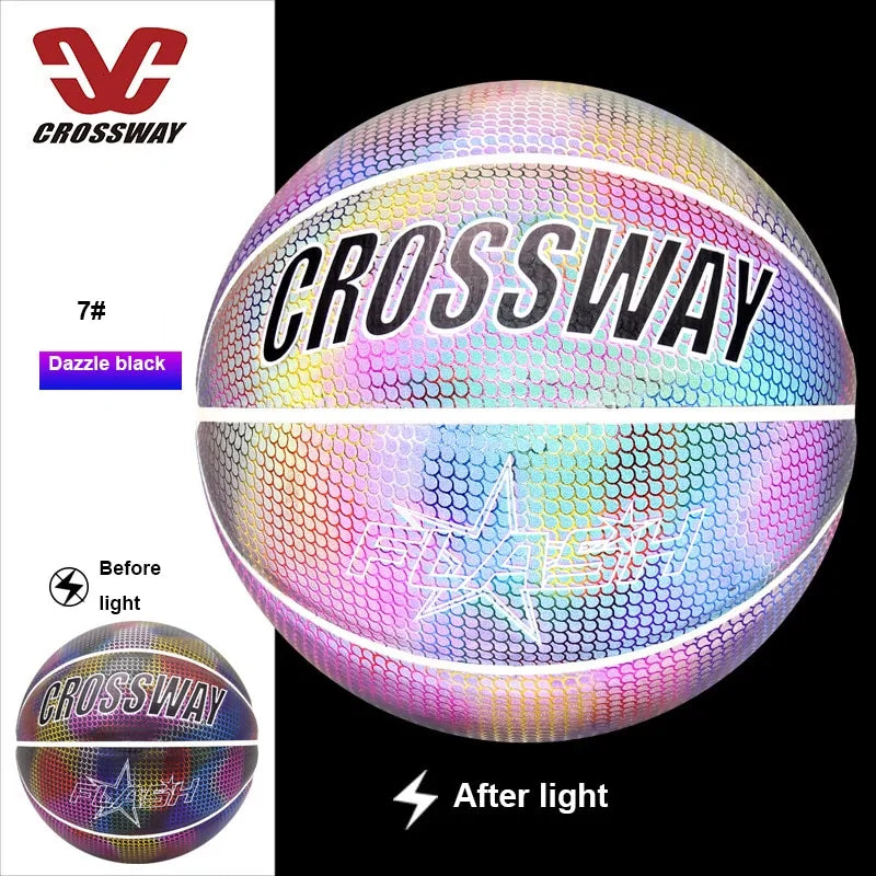 Holographic Reflective Wear-Resistant Luminous Basketball by Anti Spier