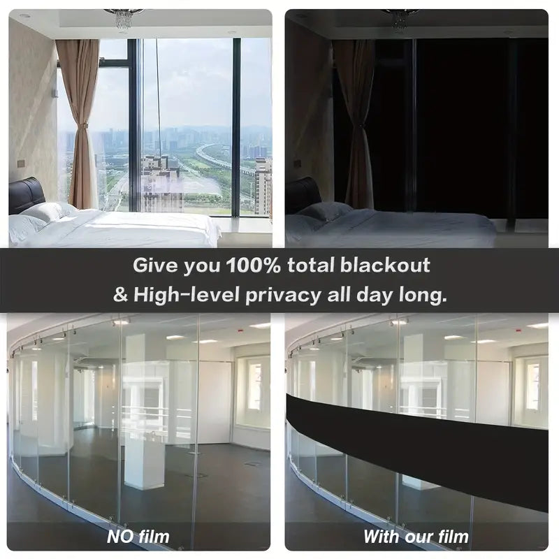 Frosted Static Cling Window Film for Home & Office by Anti Spier