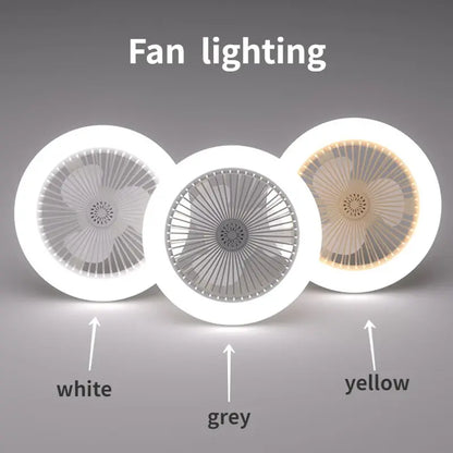 Remote-Controlled Ceiling Lamp Fan by Anti Spier