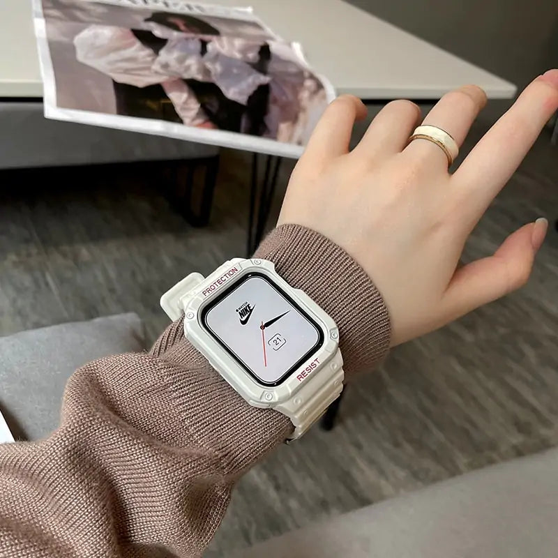 Watch Band & Case For iWatch Series 7 6 SE 5 by Anti Spier