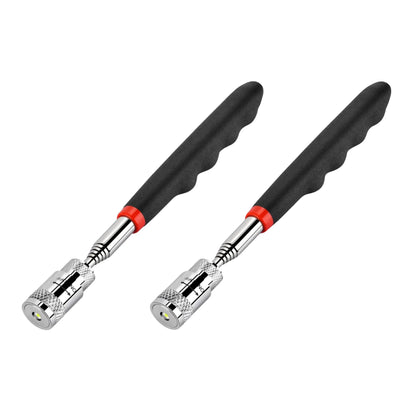 Magnetic Pick Up Tool with LED Light (2-Pack) by Anti Spier