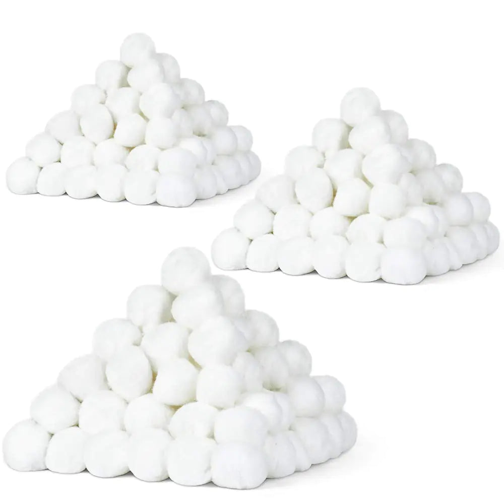 DecorRack 300 Small Cotton Balls for Make-Up, Nail Polish Removal, Pet Care, Applying Oil Lotion or Powder, Made from 100% Pure & Natural Cotton, Soft and Absorbent for Household Needs (300 Count) 300 Count by Anti Spier