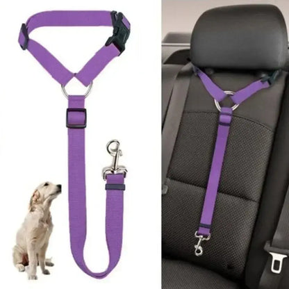 Pet Car Seat Belt & Harness Safety And Style by Anti Spier