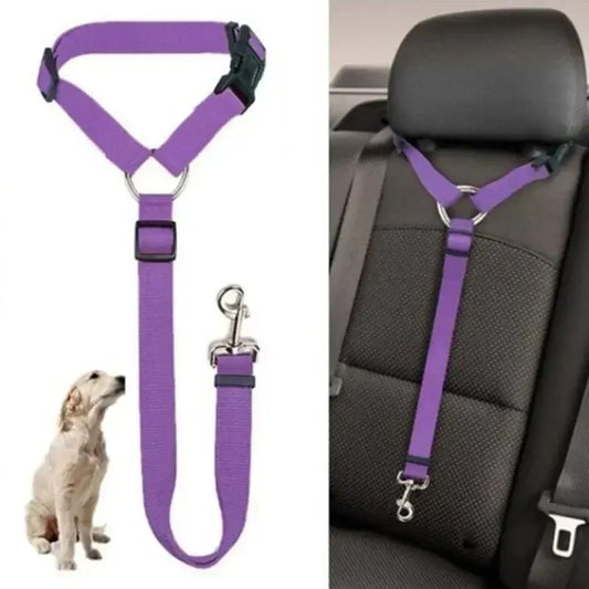 Pet Car Seat Belt & Harness Safety And Style by Anti Spier