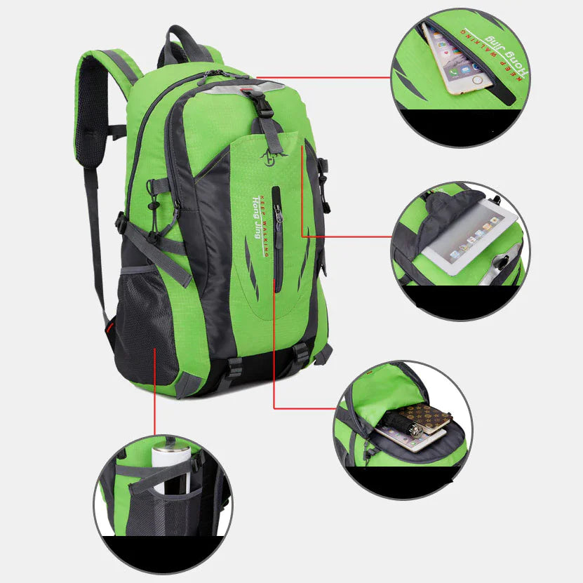 40L Men Women Travel Backpack Rucksack Camping Laptop Hiking School Book Bag USA by Anti Spier