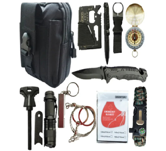 Travel Multifunctional Outdoor Survival kits by Anti Spier