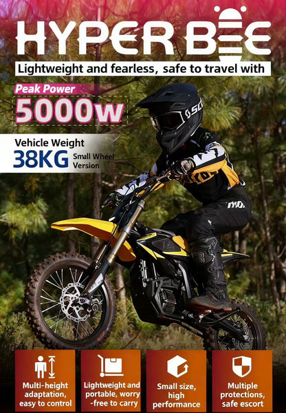 Surron 2026 8kw Surron for Hyper Bee: High-performance Electric Dirt Bike Designed for Off-road Adventures.