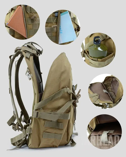 Military Backpack-Waterproof Hiking Survival Reflective Bag by Anti Spier