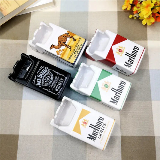 Retro Ceramic Cigarette Case Ashtray by Anti Spier
