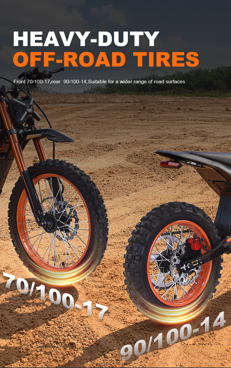 OEM 2025 72V 22.5Ah 4500W peak Electric Motorcycle 75km/h High Speed Racing Electric Dirt Bike