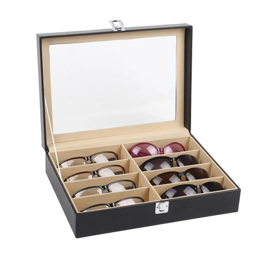 8-Grid Eye Glasses Case by Anti Spier