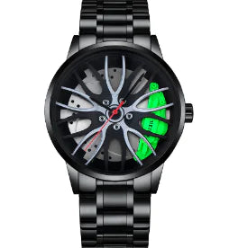 Car Wheel Hub Rim Watch by Anti Spier