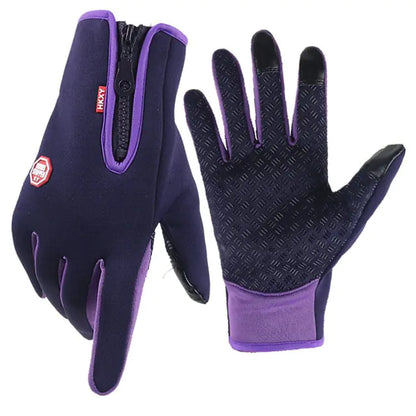 Unisex Touchscreen Thermal Full Finger Gloves by Anti Spier