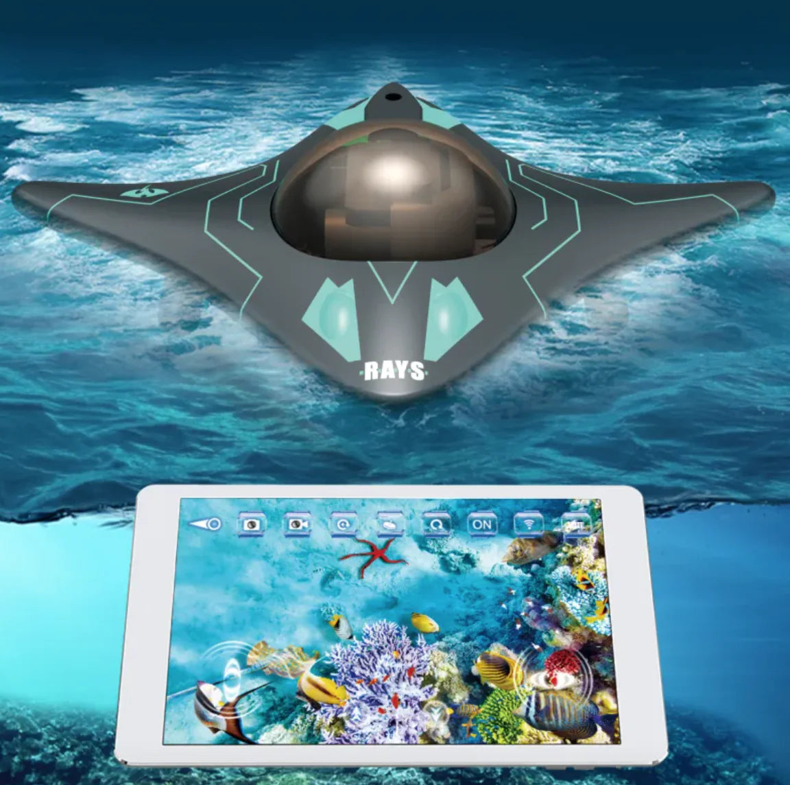 Remote Control Underwater Camera Boat by Anti Spier