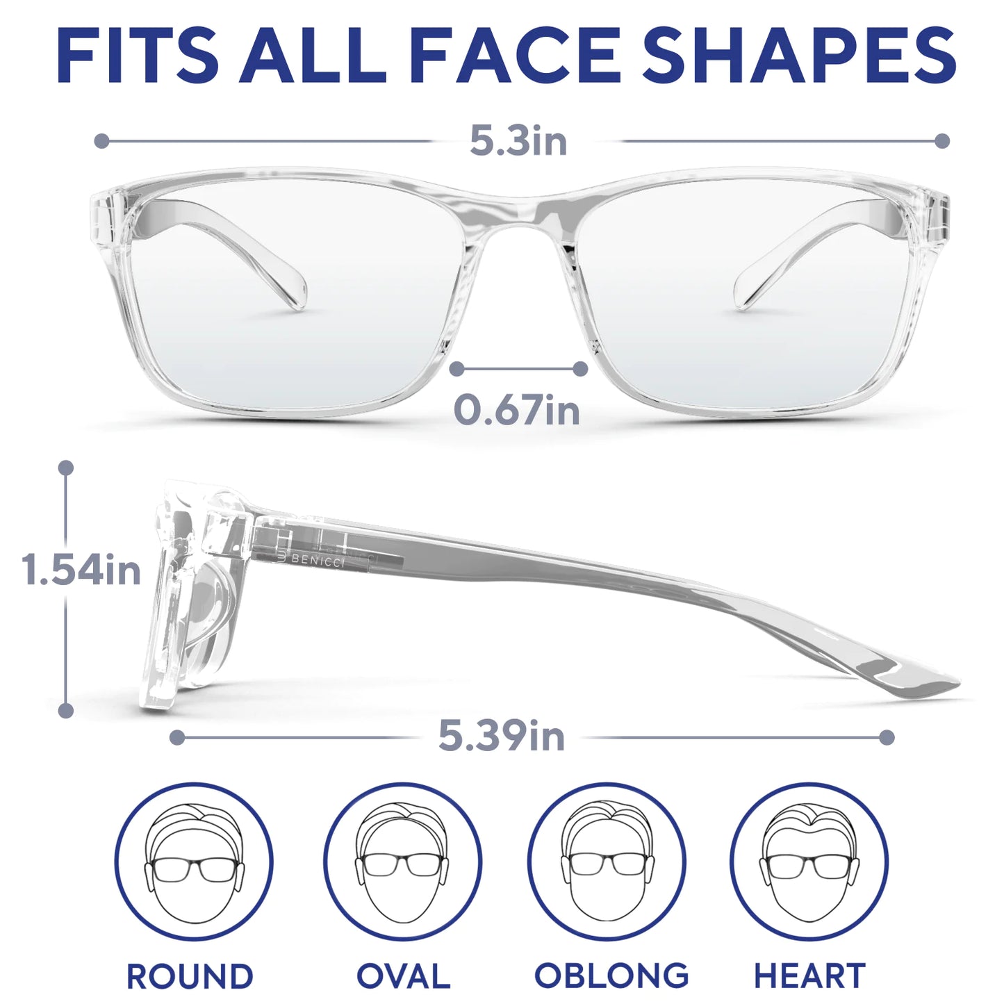 Stylish Blue Light Computer Blocking Glasses for Men and Women - Ease Digital Eye Strain, Dry Eyes, Headaches and Blurry Vision - Instantly Blocks by Anti Spier