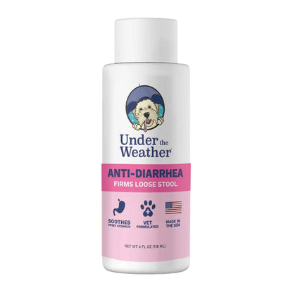 Under the Weather Anti-Diarrhea Liquid - Dog Anti Diarrhea Medication (4 oz Bottle) by Anti Spier
