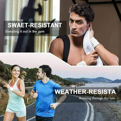 TWS Bluetooth Earbuds Waterproof Bluetooth 5.1 Headset Noise Cancelling Wireless by Anti Spier