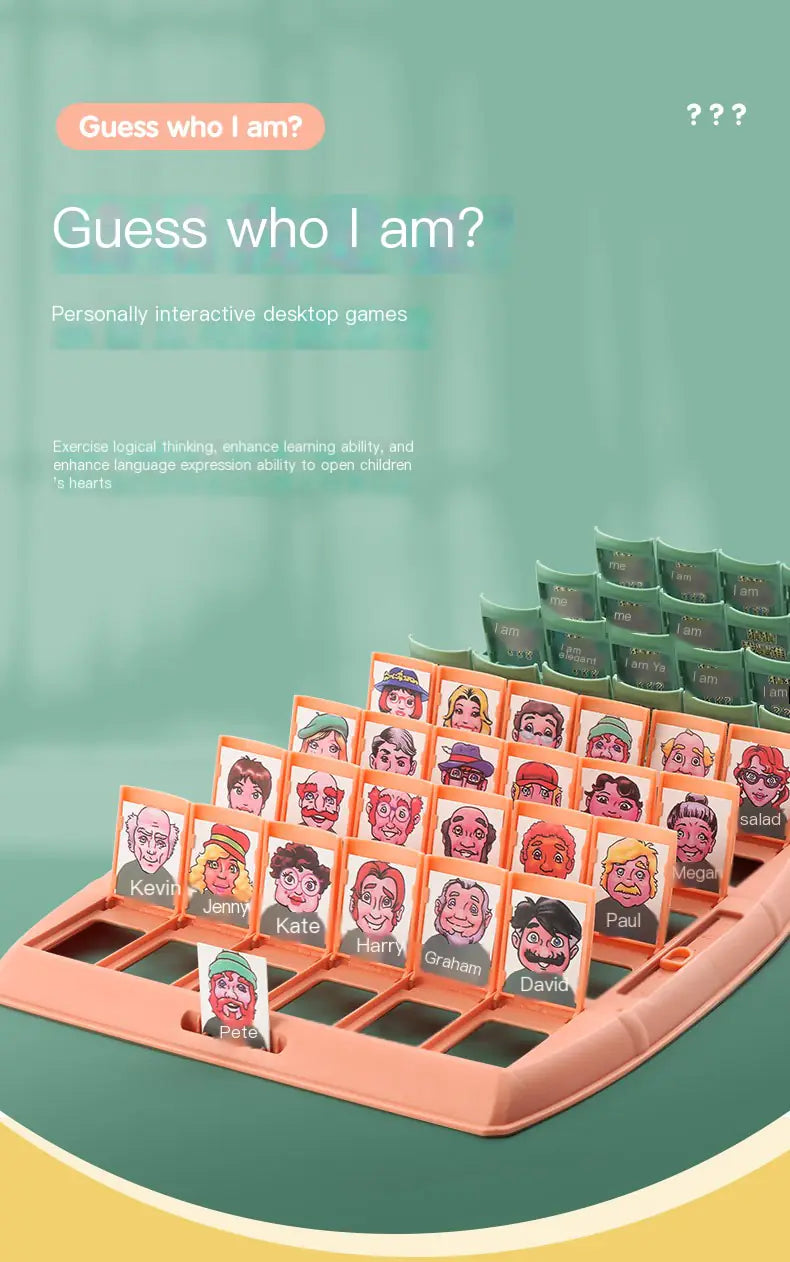 Guess Who? Logic Card Game by Anti Spier