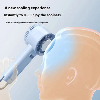 2024 Summer Gadget Handheld Turbo Jet Fan Mini Portable Ice Cold Fan Generation Brushless Motor Wind High Speed Duct Fans Violent Blower by Anti Spier