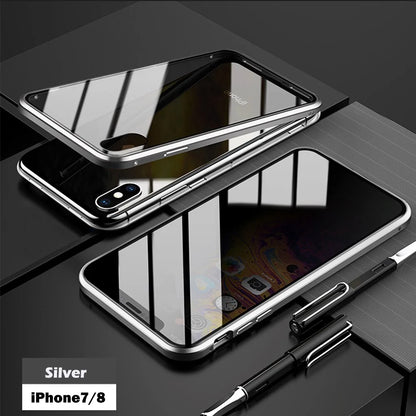 Anti-Peep Magnetic Metal Phone Case For iPhone by Anti Spier