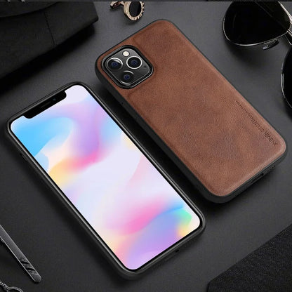 Leather iPhone Case by Anti Spier