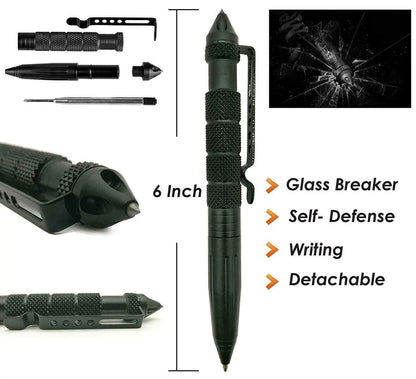 14 in 1 Outdoor Emergency Survival And Safety Gear Kit Camping Tactical Tools SOS EDC Case by Anti Spier