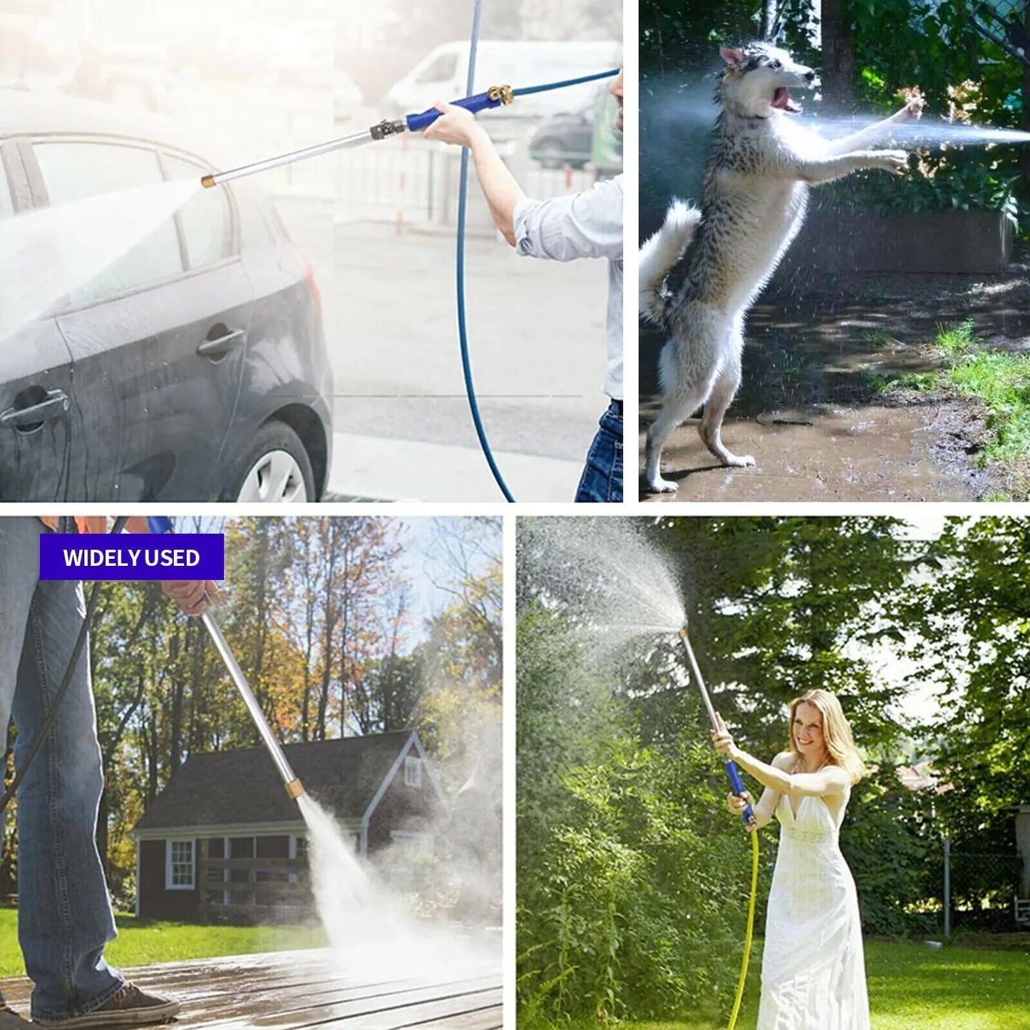 High Pressure Power Washer Water Spray Gun Nozzle Wand Attachment Garden Hose by Anti Spier