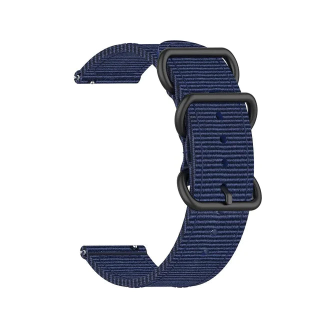 18mm 20mm 22mm Durable Military Woven Nylon Wrist Watch Band Quick Release Strap by Anti Spier