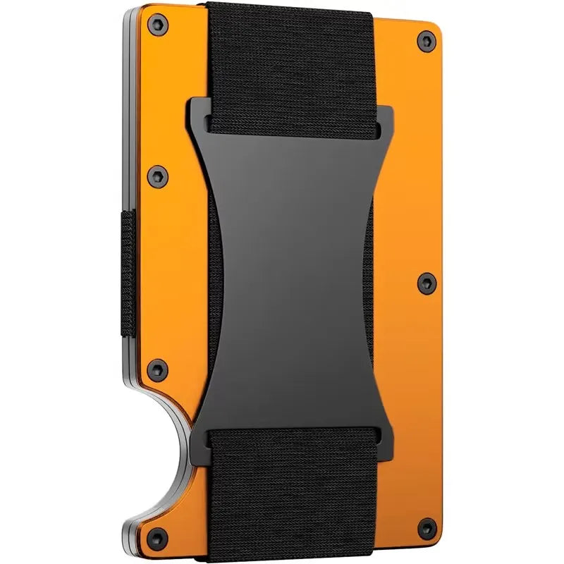 New Metal Card Bag Carbon Fiber Wallet Wallet RFID Anti-theft Swiping Blocking Technology by Anti Spier
